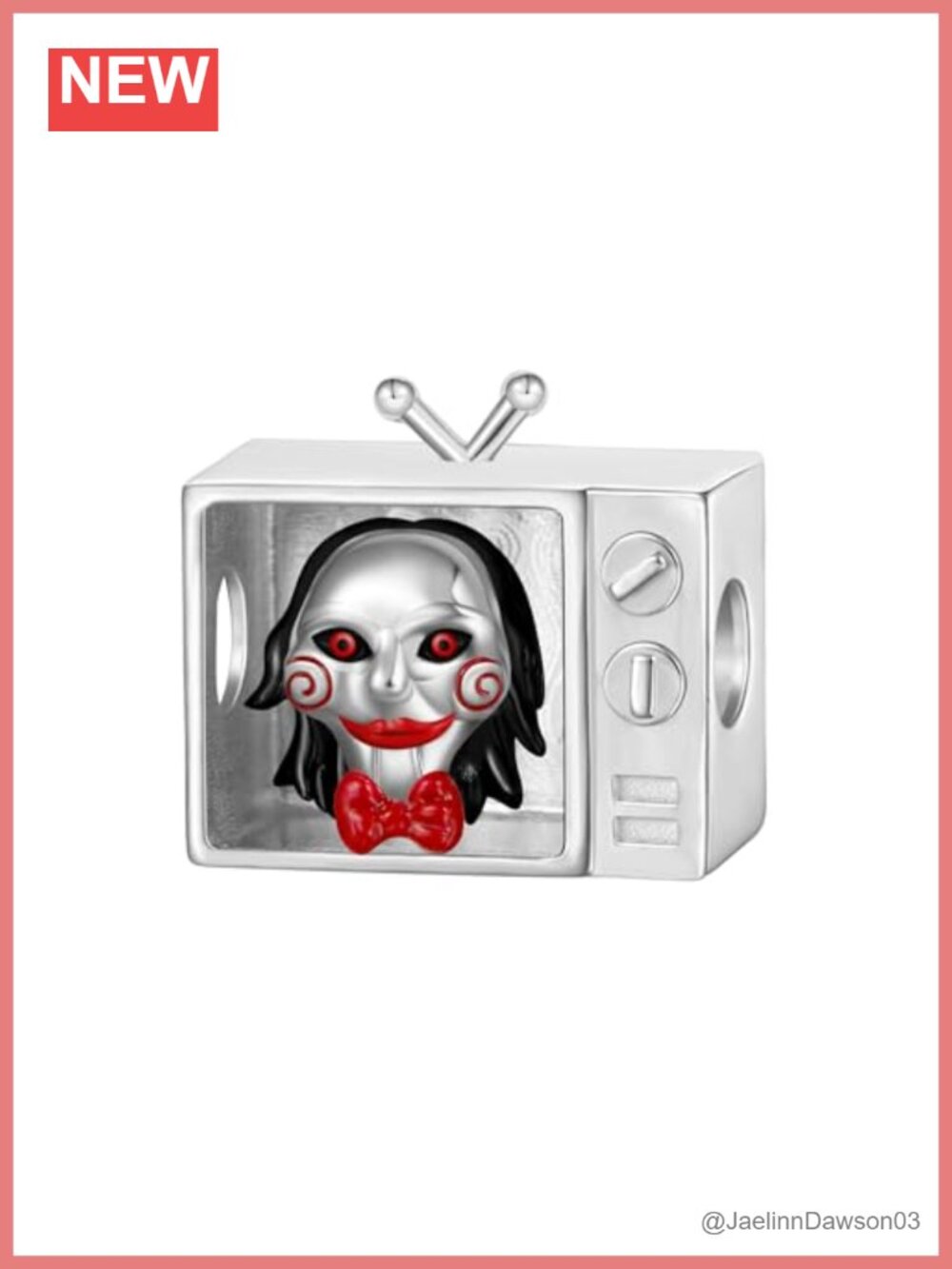 S925 Sterling Silver Billy the Puppet Charm for Bracelet Necklace